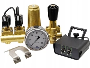 Elektrozawór kpl Braglia M200 2 sekcje kpl z regulacją manualną