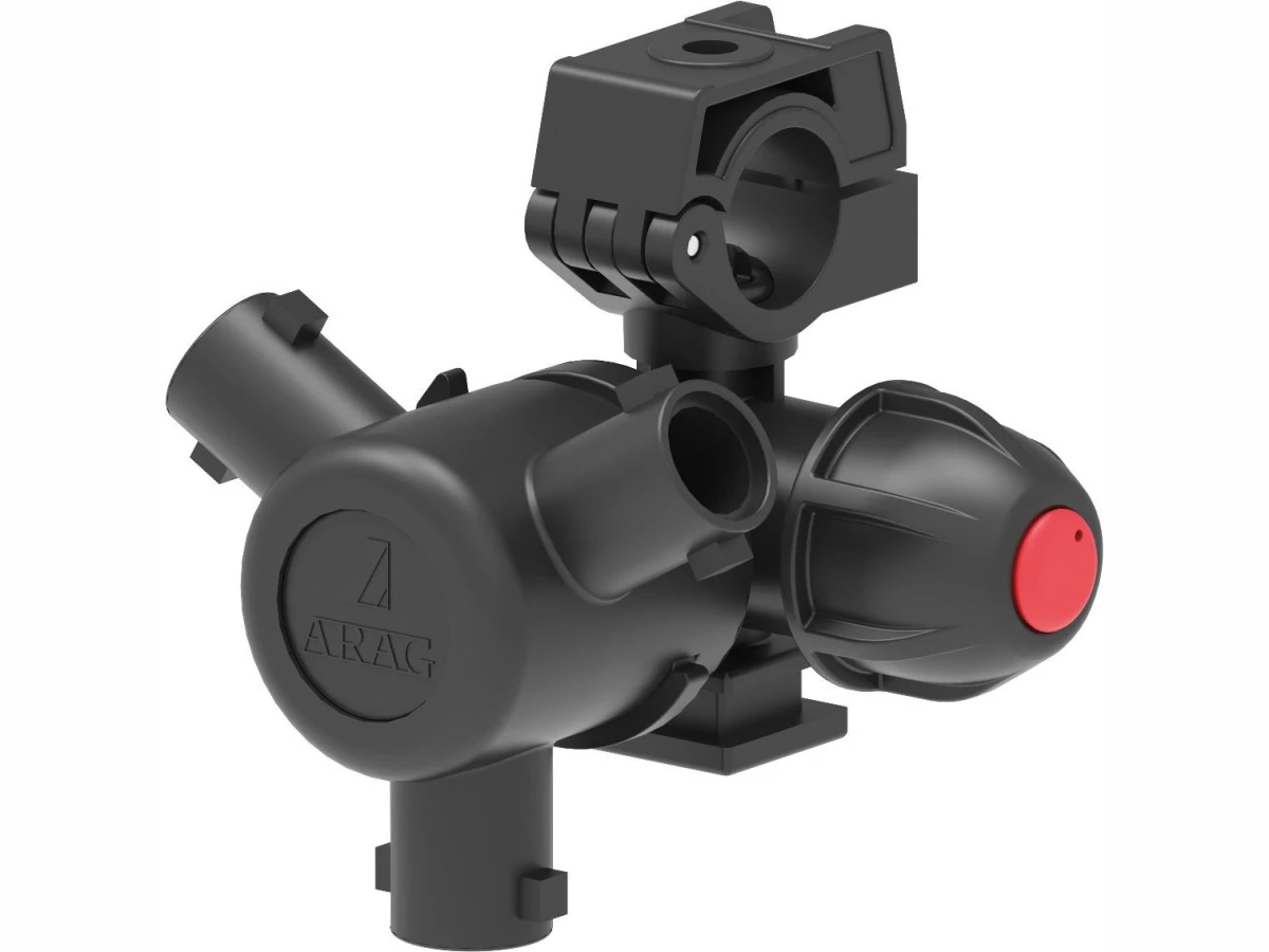 Oprawa rozpylaczy 3-pozycyjna Arag na rurę 3/4" VITON