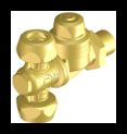 Oprawa rozpylaczy 2-pozycyjna Braglia T GW 1/4"