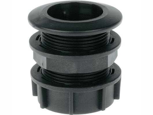Króciec spustowy kpl. GZ 3/4" h=43,5 mm z nakętką