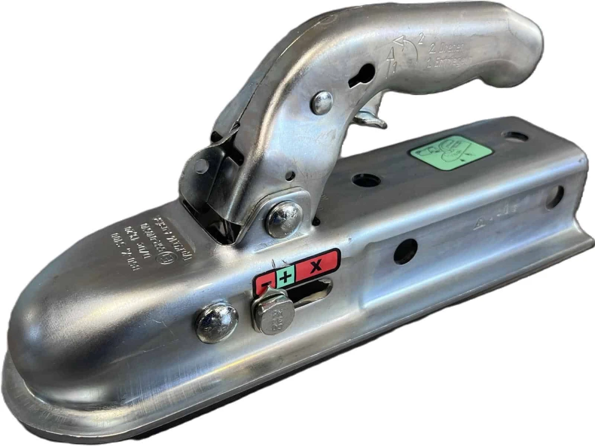 Zaczep kulowy wózka WPS-1 1400 kg do dyszla kwadratowego 50x50 mm 