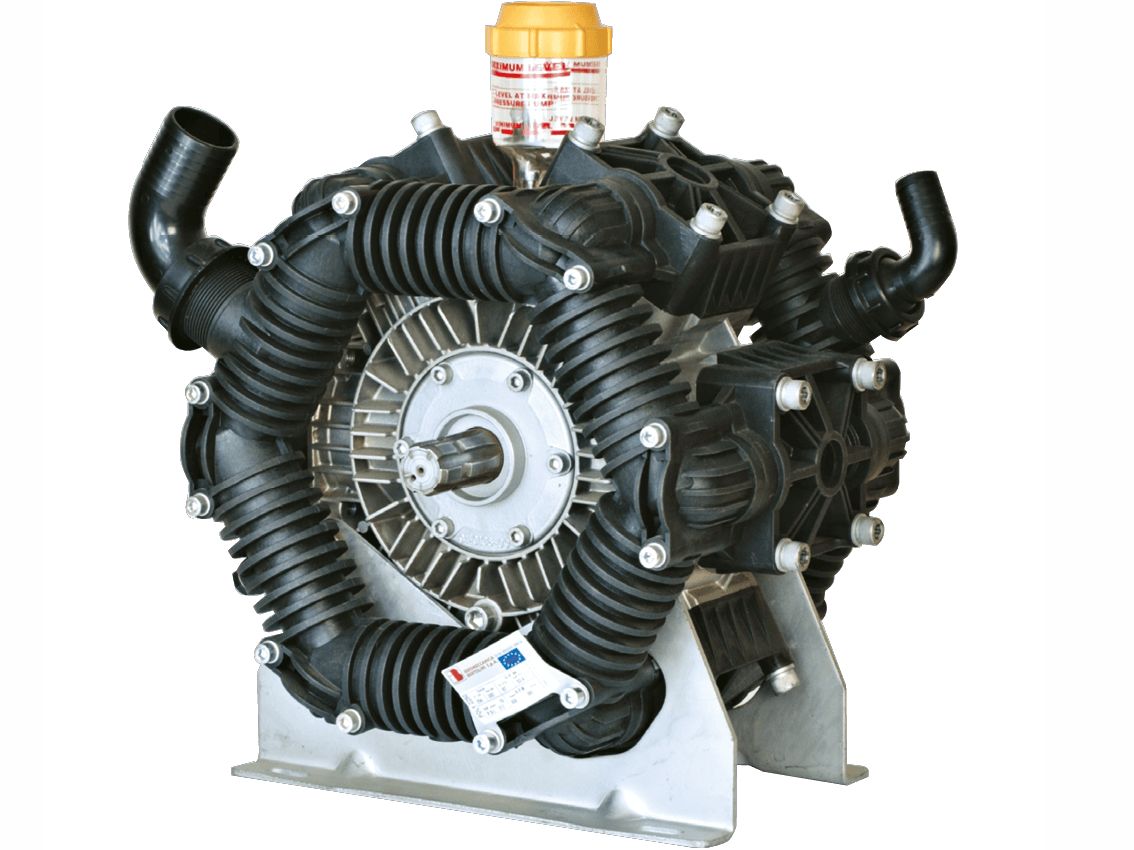 Pompa Bertolini Poly 2260 VC 260 l/min 15 bar 6 głowic Duramax wpust 1"