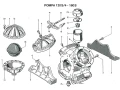 Przepona boczna pompy Bertolini 110S, 120S, 140S, 160S, 175S wyk.BUNA-NBR