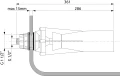 Mieszadło hydrauliczne Arag Ø3 mm GZ 1/2"