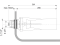 Mieszadło hydrauliczne Arag Ø7 mm GZ 1/2"