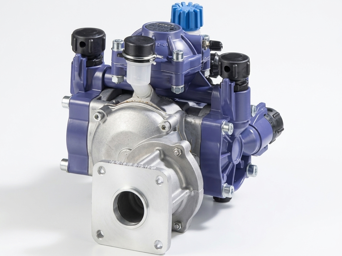Pompa Bertolini 20 RT4 22 l/min 20 bar 2 głowice bez zaworu sterującego do silnika spalinowego 4-suwowego Honda G100Q WYCOFANA