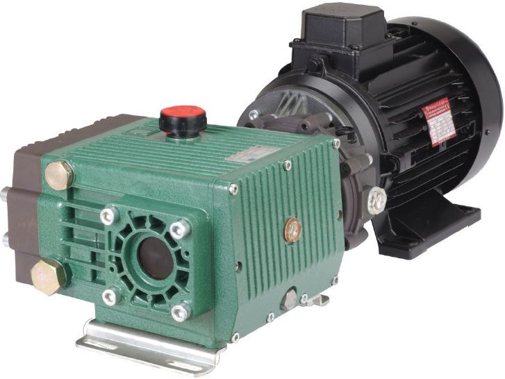 Motopompa tłokowa Bertolini C53.3 PP 50,6 l/min 50 bar z silnikiem elektrycznym 400V 5,5kW bez zaworu sterującego WYCOFANA